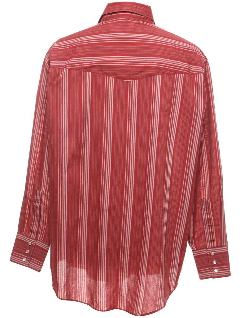 Striped Western Shirt - L