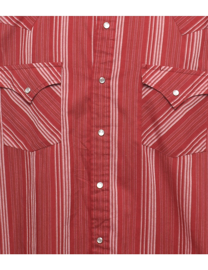 Striped Western Shirt - L