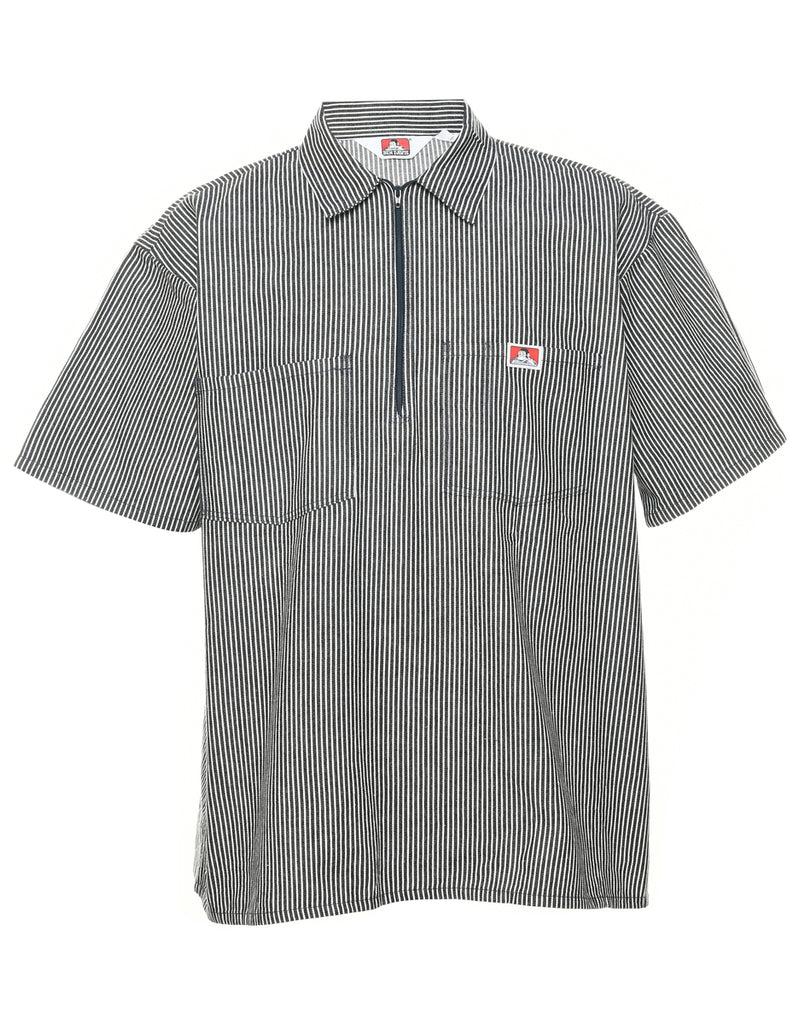 Striped Workwear Shirt - XL
