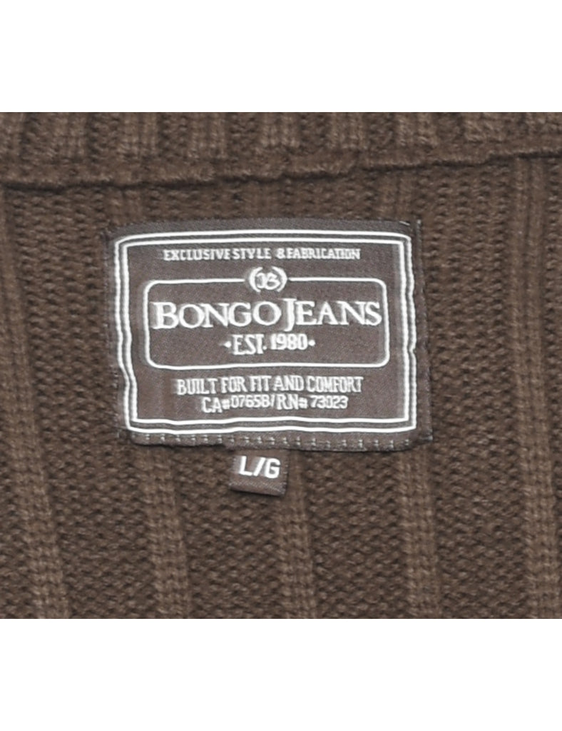 Striped Y2K Jumper - L