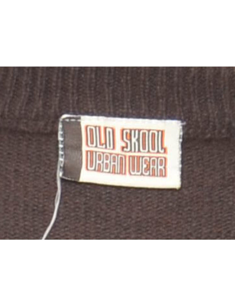 Striped Y2K Jumper - L