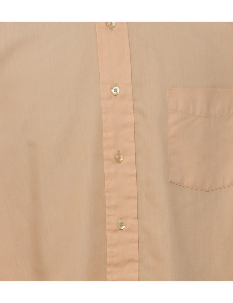 Tan Classic 1970s Shirt - L