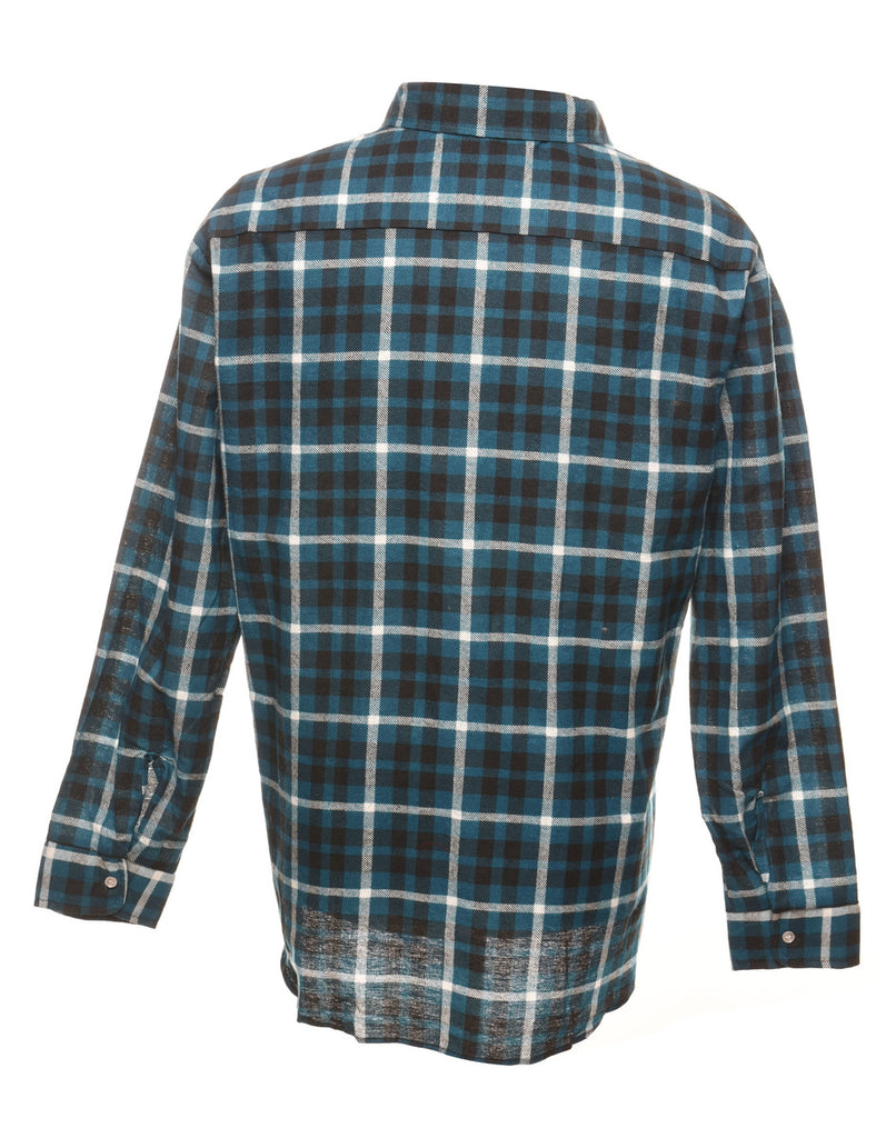 Teal Checked Shirt - XL