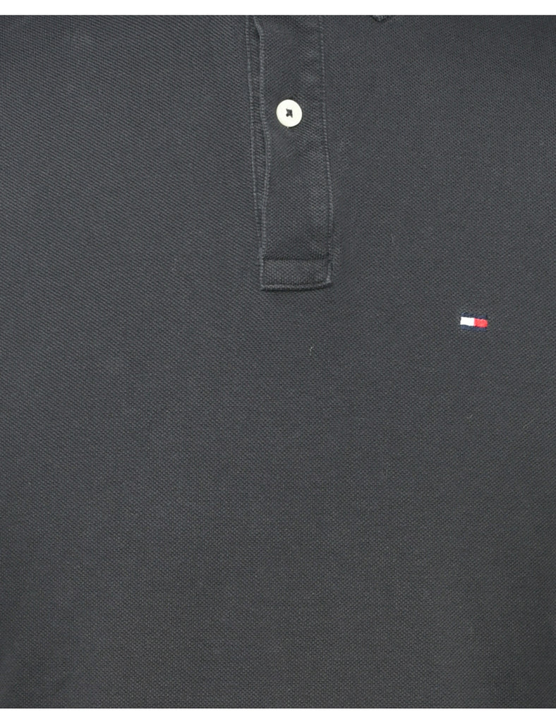 Tommy Hilfiger Black Classic Polo Shirt - S