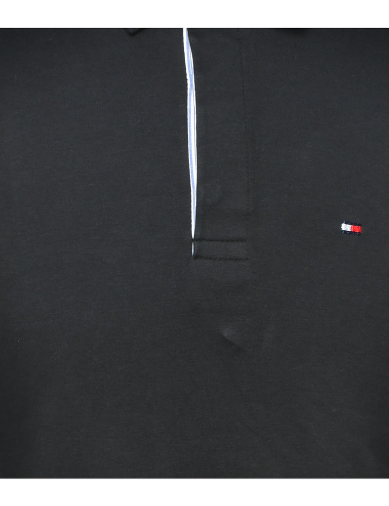 Tommy Hilfiger Black Classic Polo T-shirt - M