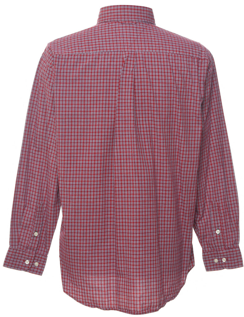 Tommy Hilfiger Black, Red & White Checked Shirt - M