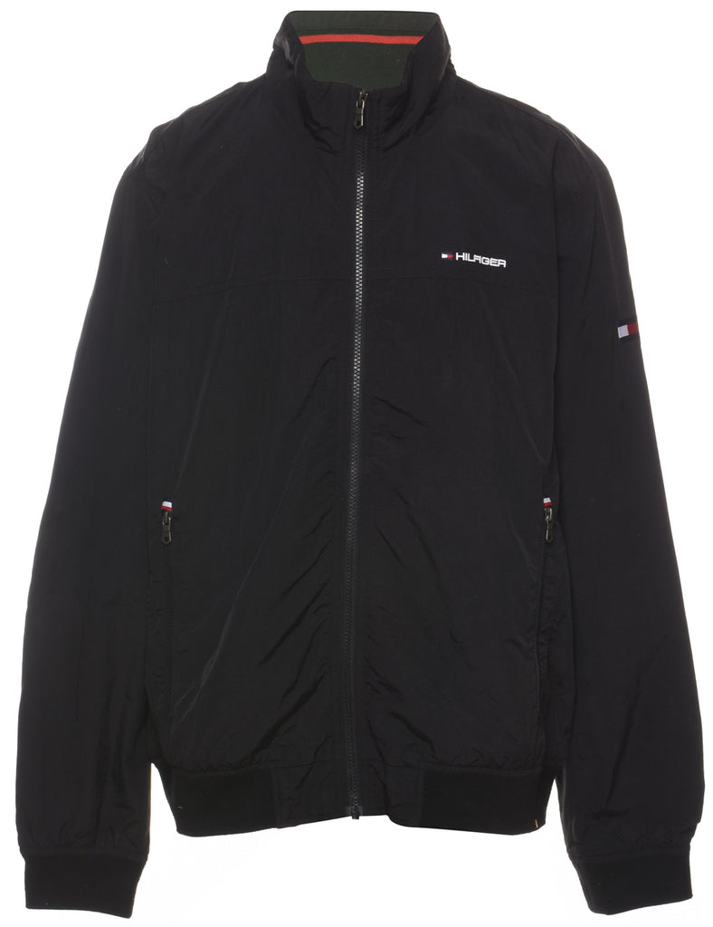 Tommy Hilfiger Black & White Zip-Front Classic Jacket - XL