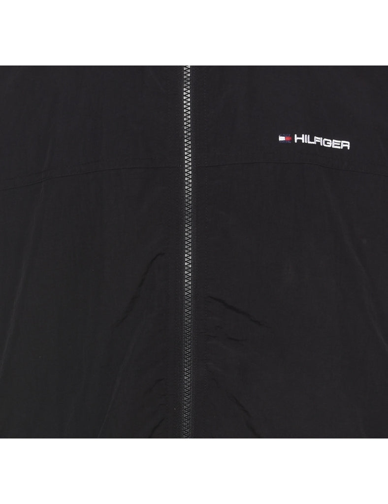 Tommy Hilfiger Black & White Zip-Front Classic Jacket - XL