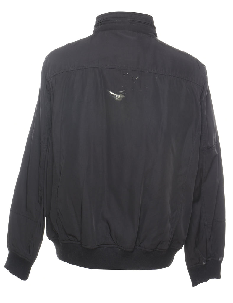 Tommy Hilfiger Black Zip-Front Jacket - XL