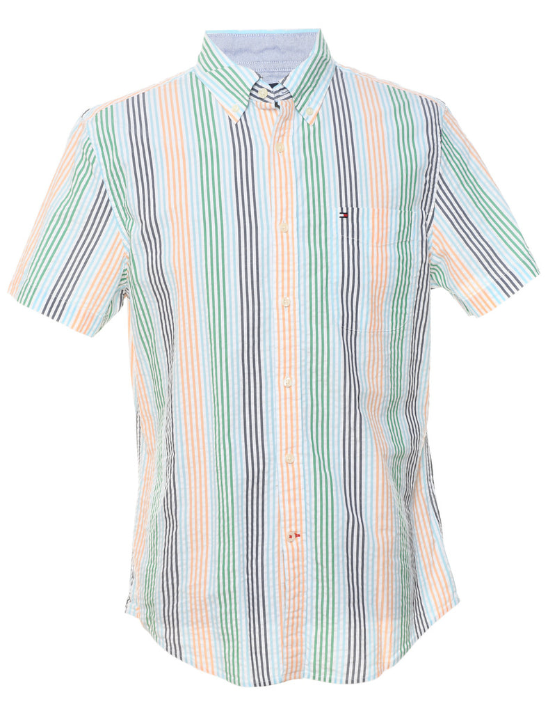 Tommy Hilfiger Multi-Colour Short Sleeved Shirt - L