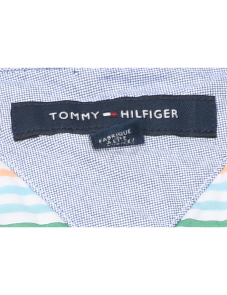 Tommy Hilfiger Multi-Colour Short Sleeved Shirt - L