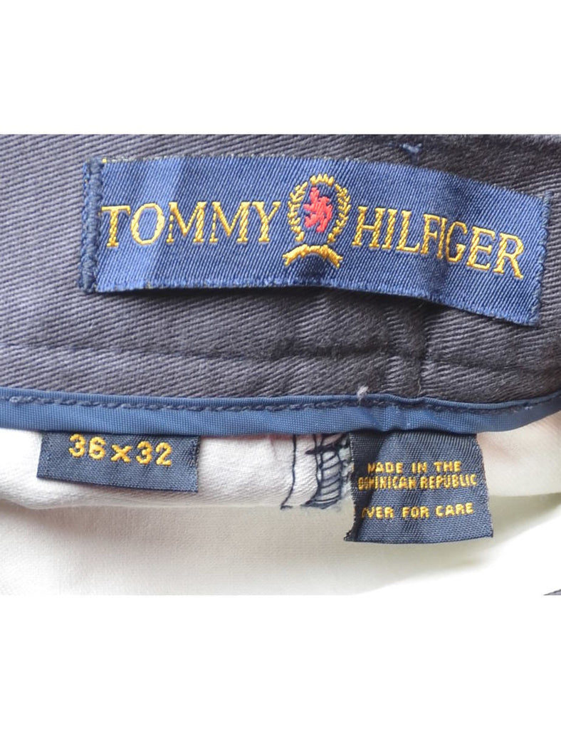 Tommy Hilfiger Navy Tapered Trousers - W36 L32
