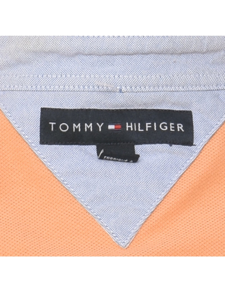 Tommy Hilfiger Pastel Orange Polo Shirt - M
