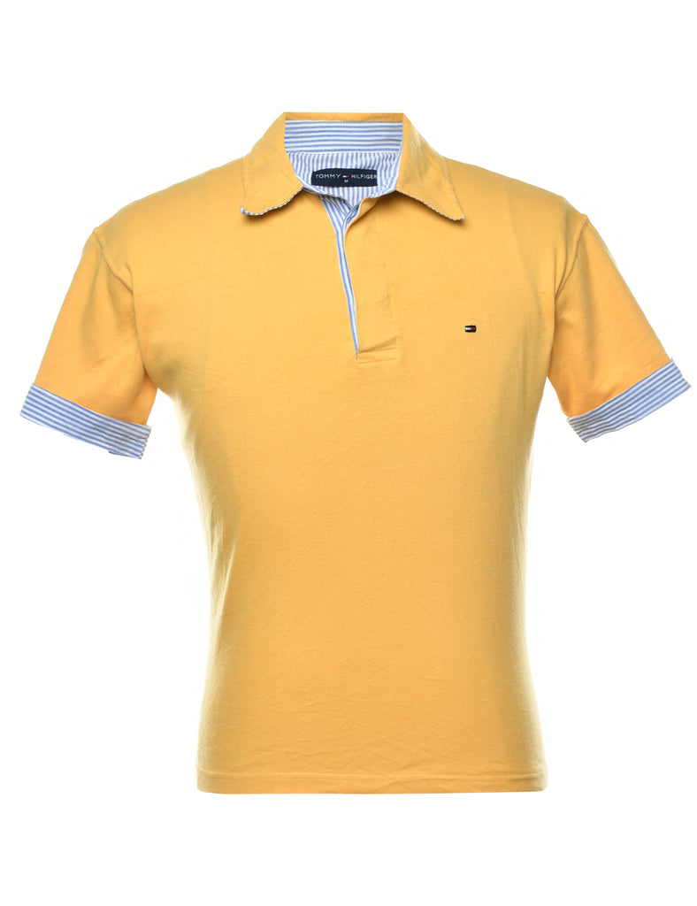 Tommy Hilfiger Slim-Fit Yellow Polo Shirt  - M