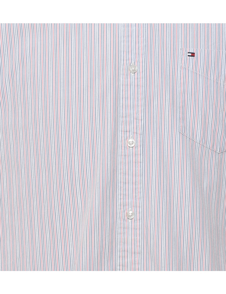 Tommy Hilfiger Striped Off-White Shirt - L
