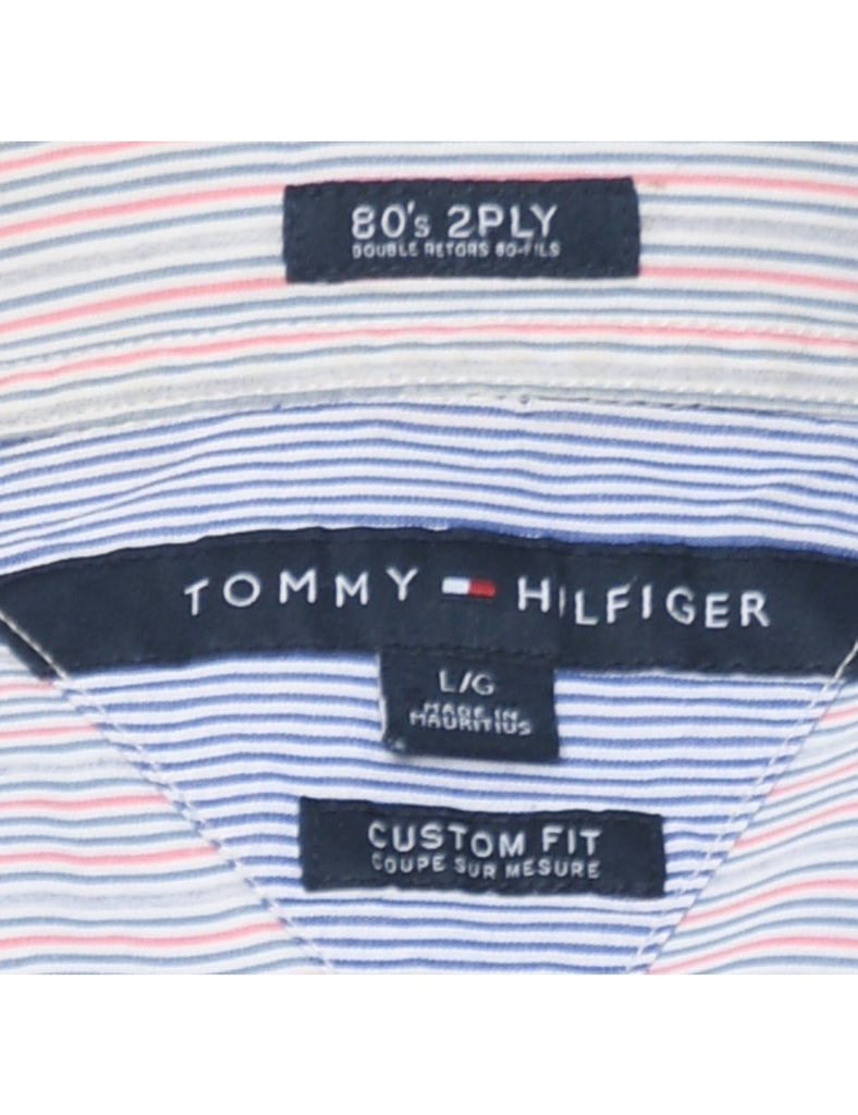 Tommy Hilfiger Striped Off-White Shirt - L