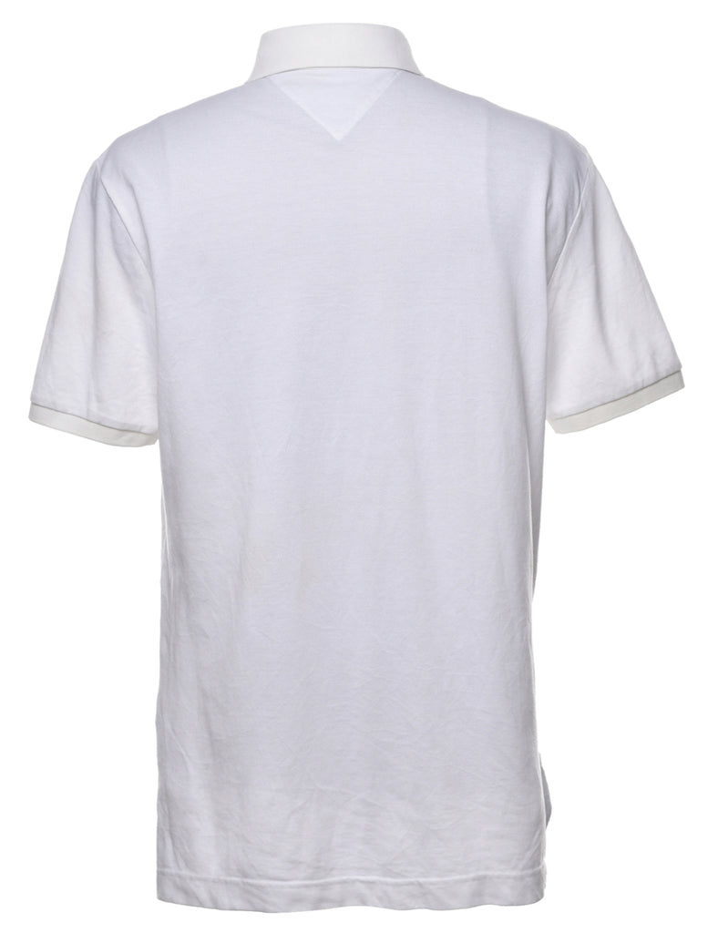 Tommy Hilfiger White Polo Shirt - M