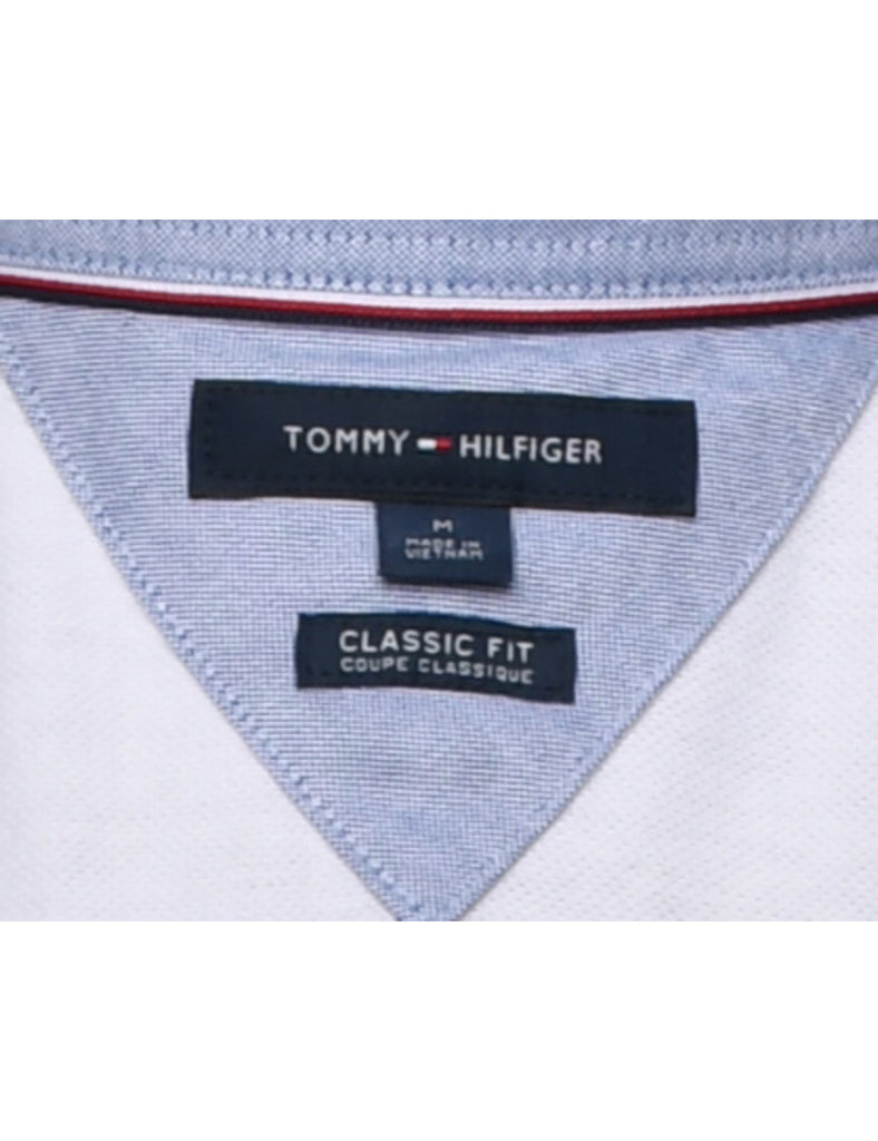Tommy Hilfiger White Polo Shirt - M