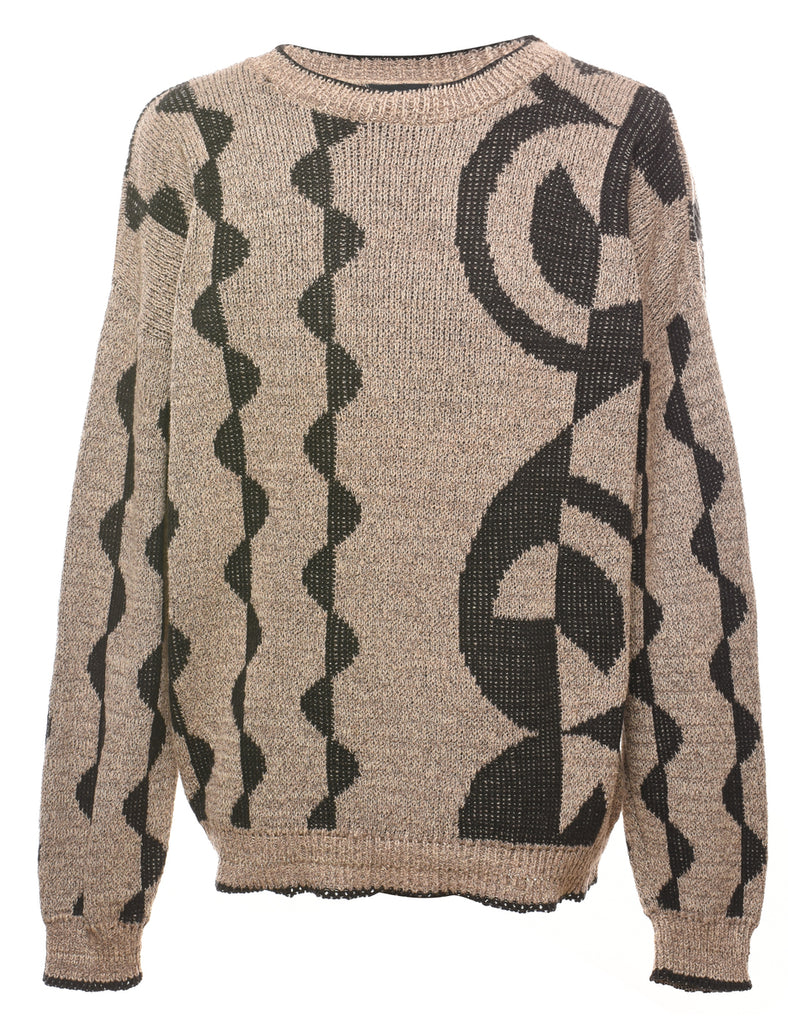 Tony Lambert Patterned Jumper - L