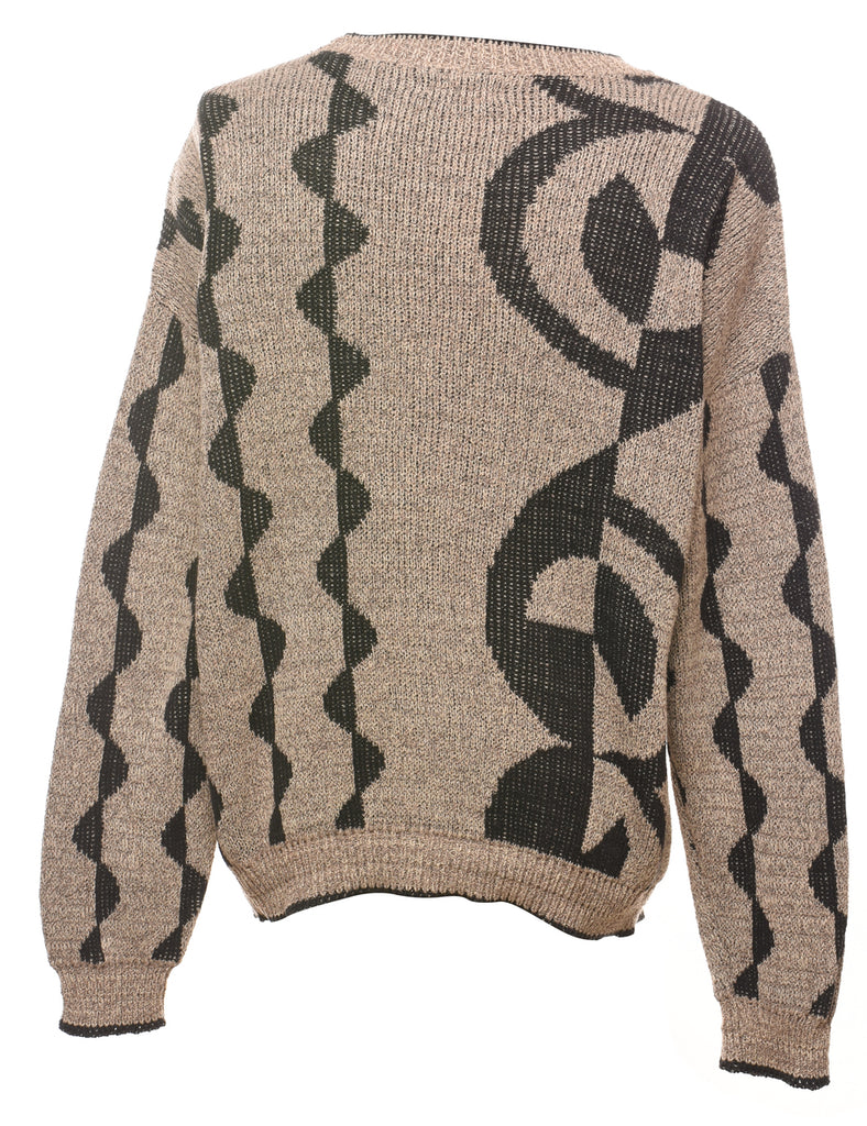 Tony Lambert Patterned Jumper - L