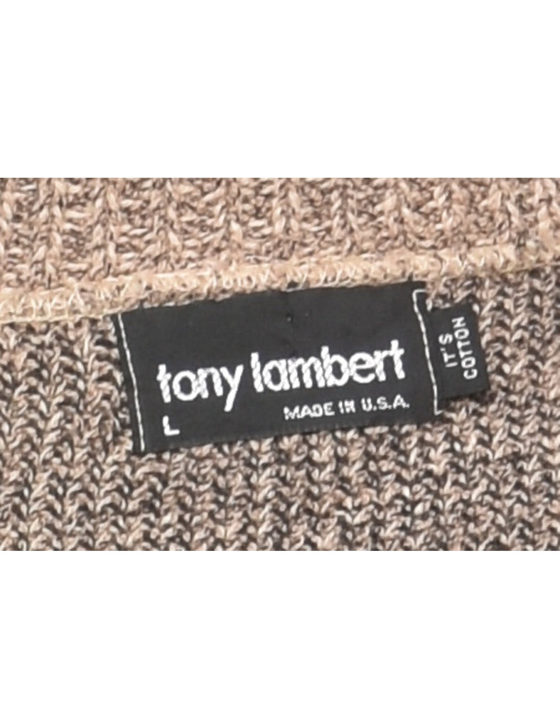 Tony Lambert Patterned Jumper - L