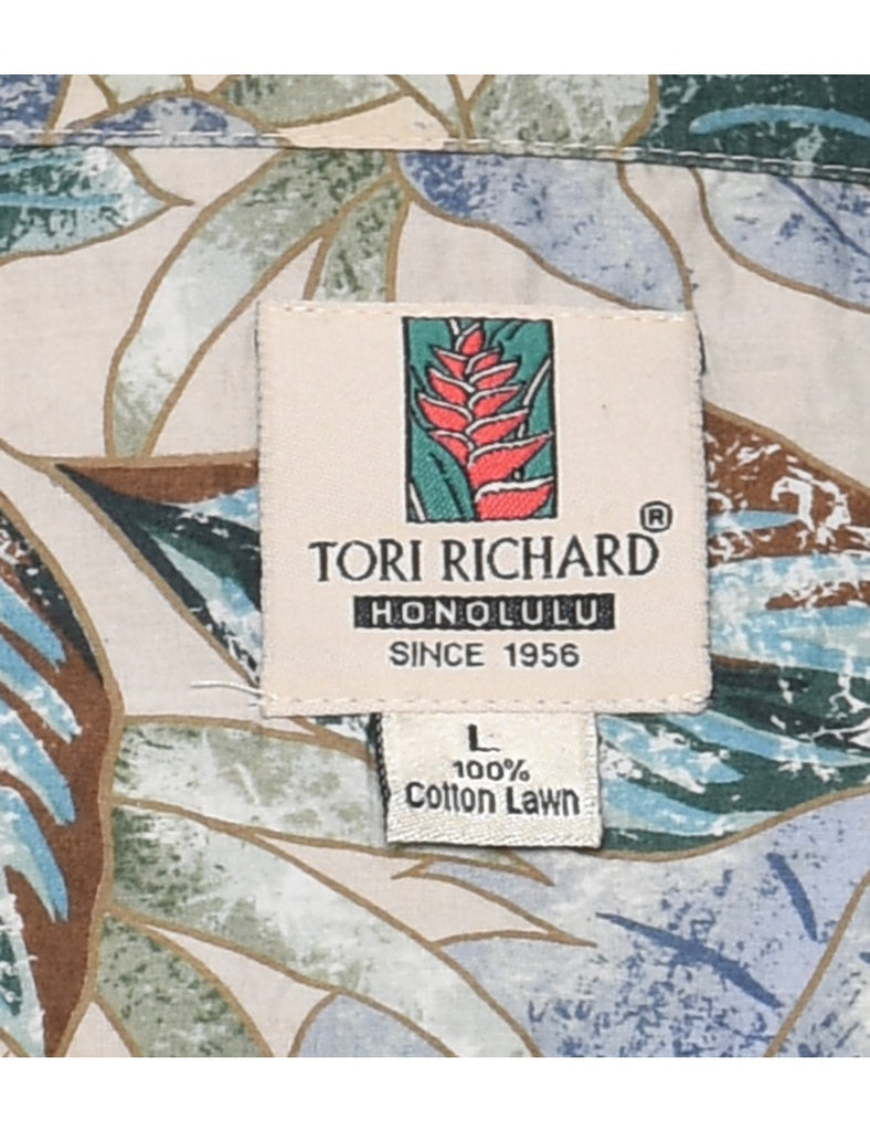 Tori Richard Foliage Hawaiian Shirt - L