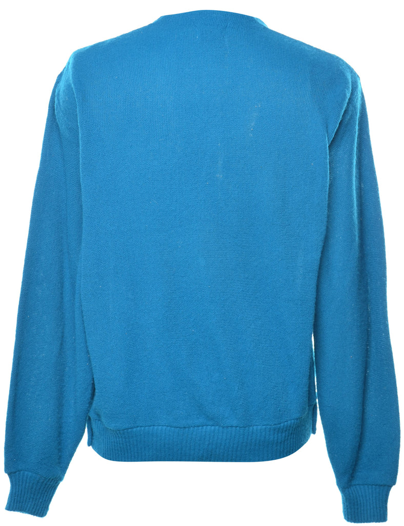 Turquoise Cardigan - L