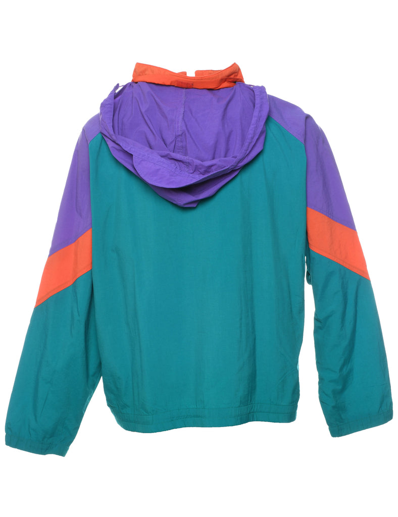 Turquoise Nylon Jacket - XL