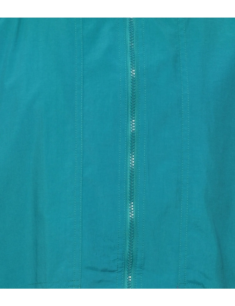 Turquoise Nylon Jacket - XL