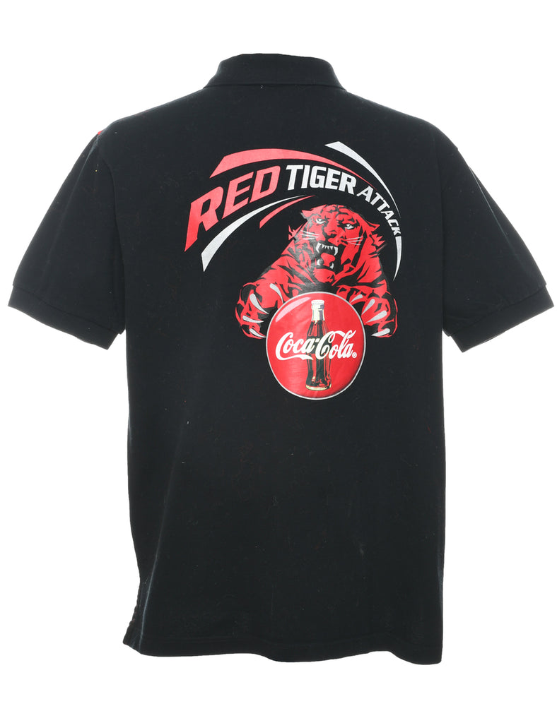 Two Tone Cocacola Polo Shirt - L
