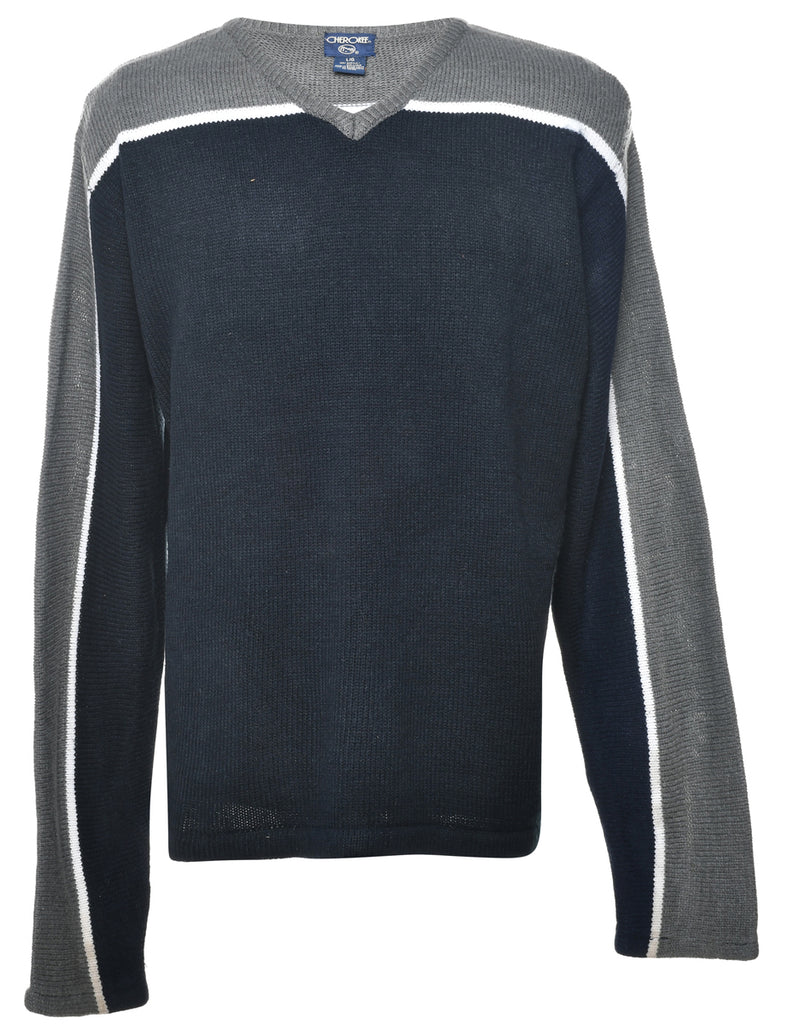 Two Tone Jumper - L