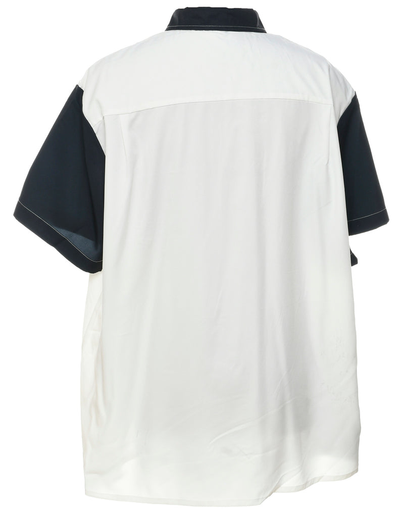Two Tone Short Sleeved Shirt - XL