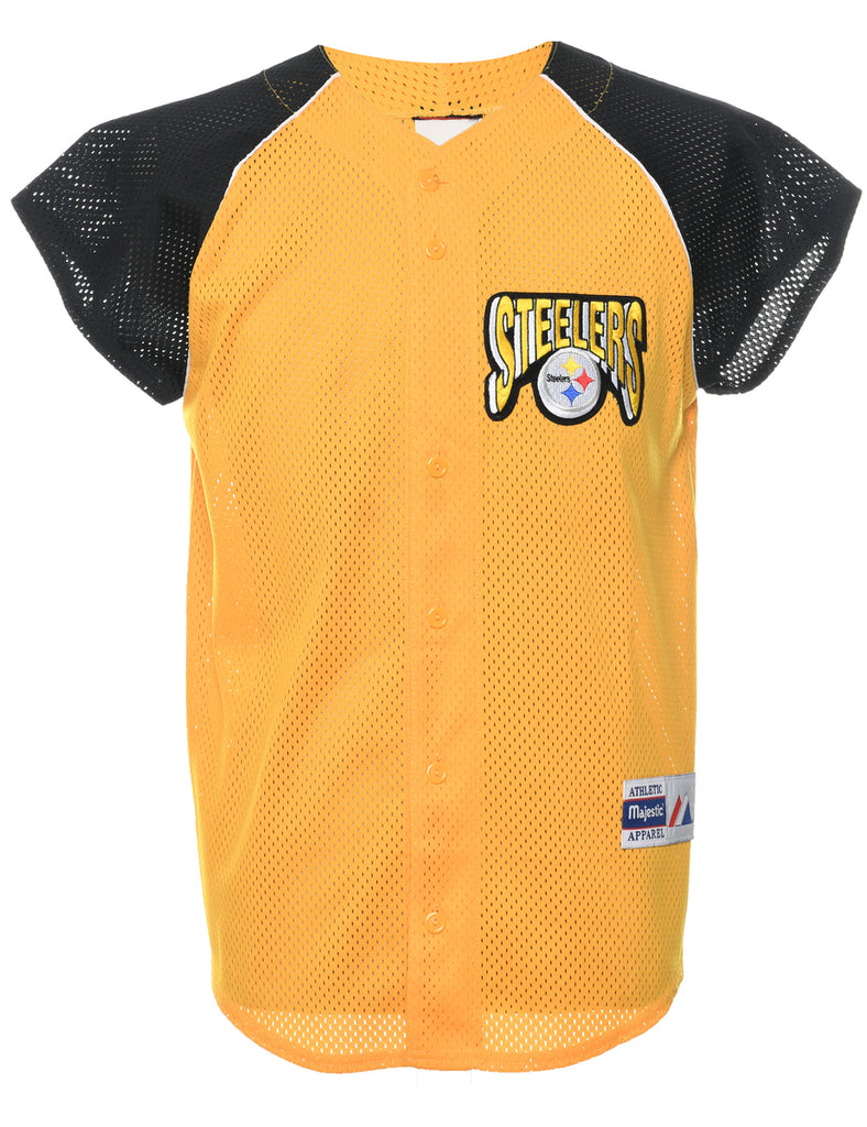 Two Tone Steelers Plain T-shirt - M