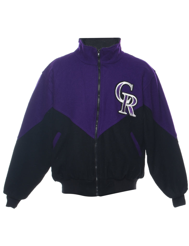 Two Tone Wool Jacket - L