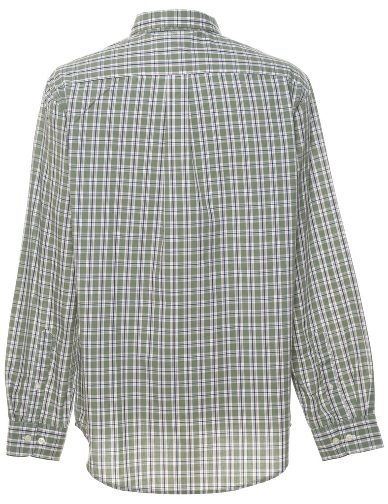 U.S.Polo Assn. Green Checked Shirt - L