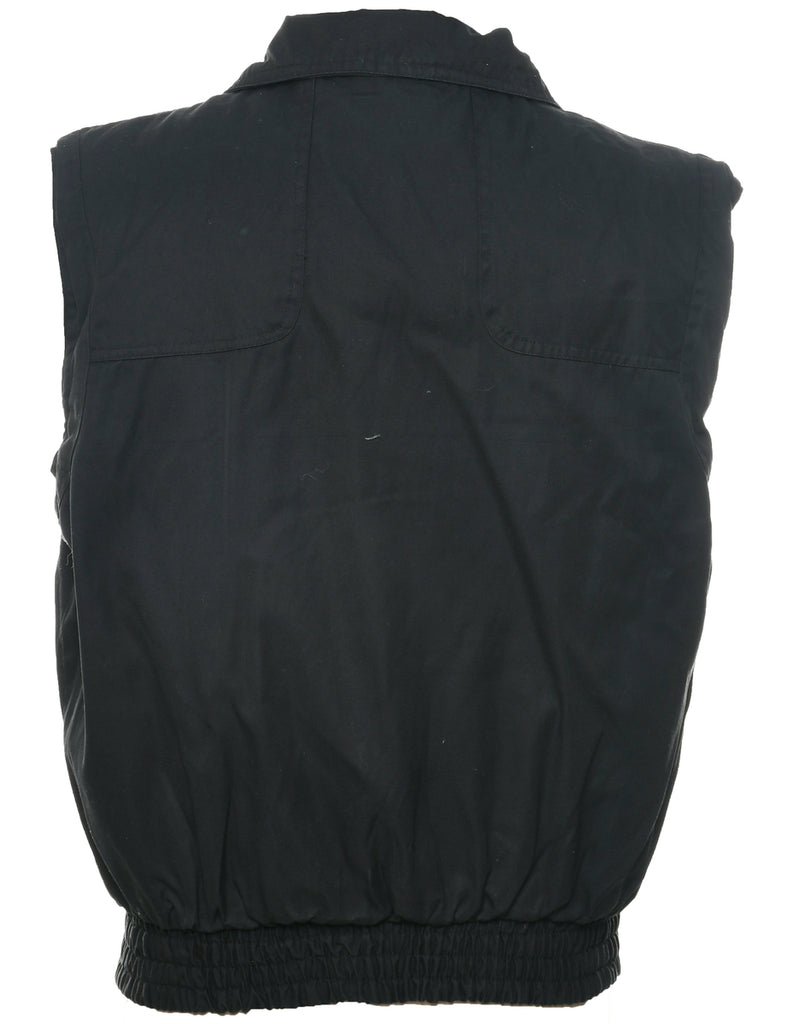 Utilitarian Black Waistcoat - L