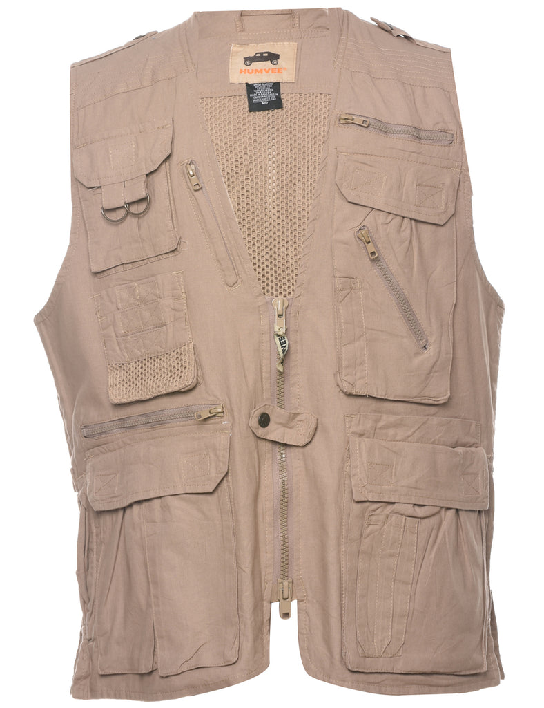 Utilitarian Tan Waistcoat - M