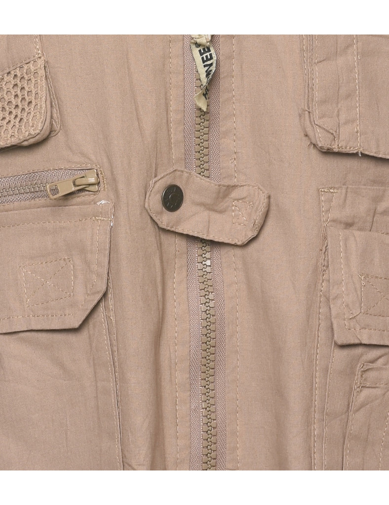 Utilitarian Tan Waistcoat - M