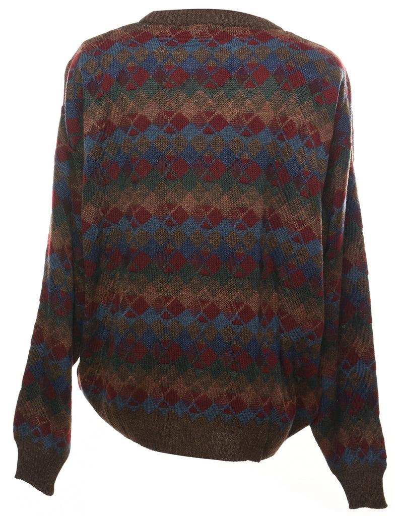 Van Heusen Geometric Pattern Jumper - XL