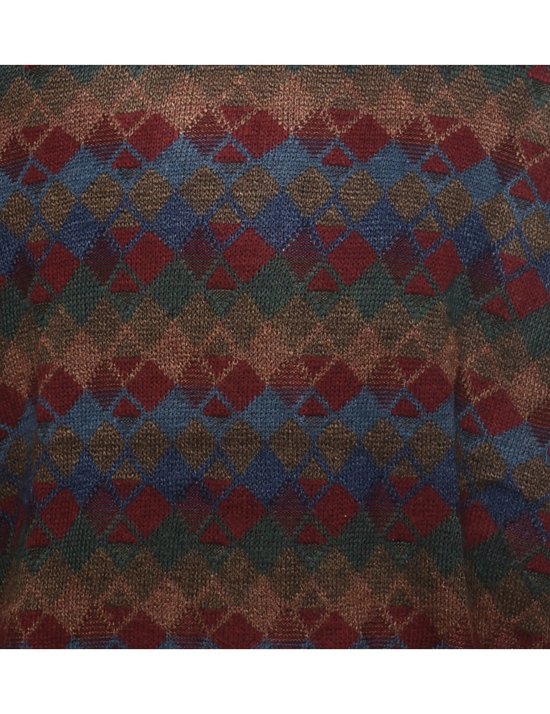 Van Heusen Geometric Pattern Jumper - XL