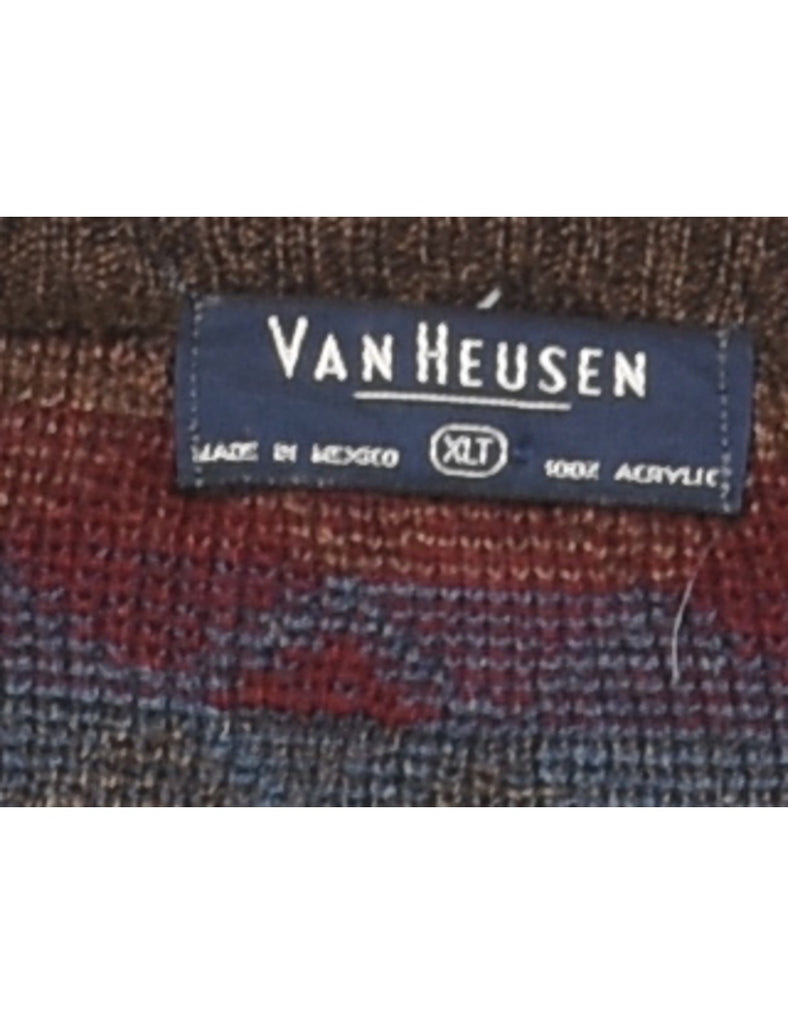 Van Heusen Geometric Pattern Jumper - XL