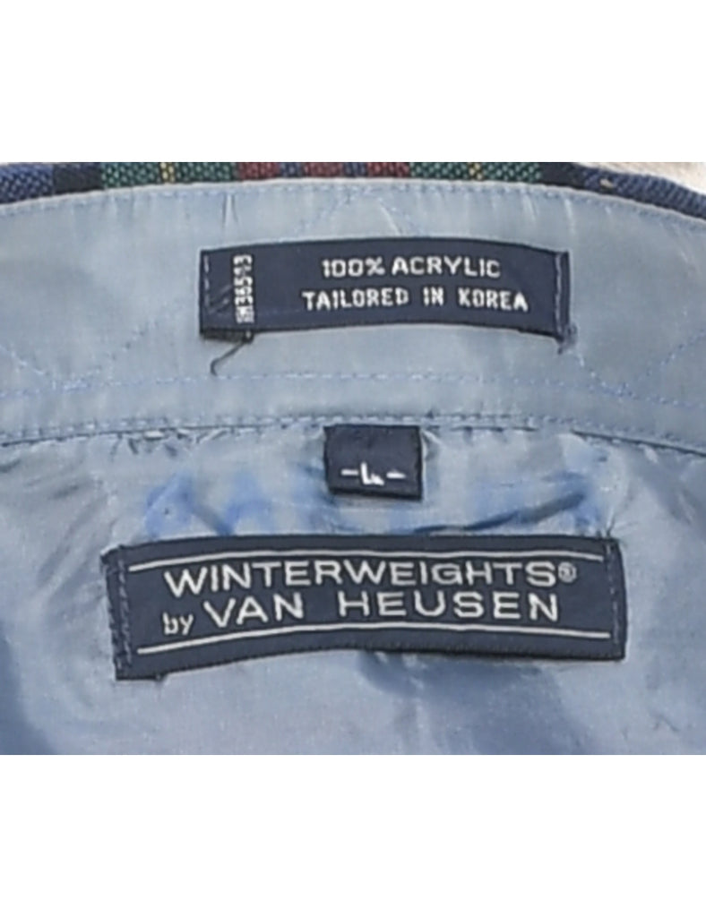Van Heusen Plaid Shirt - L