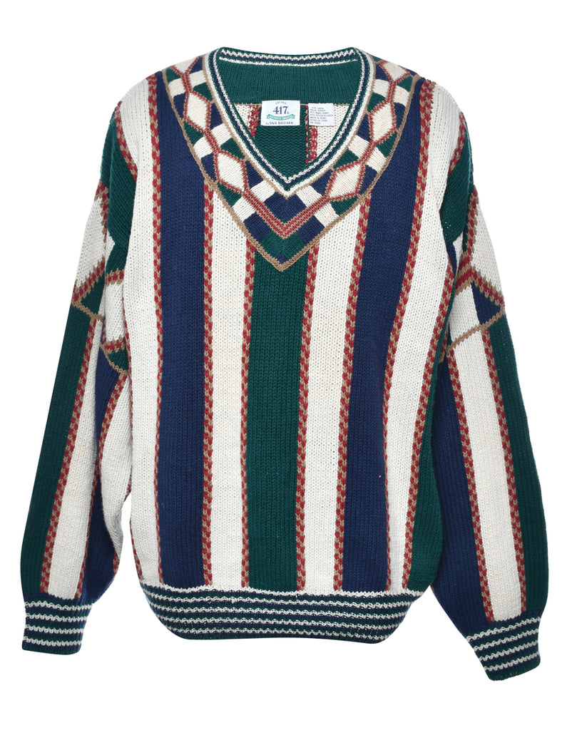 Van Heusen Striped Jumper - L