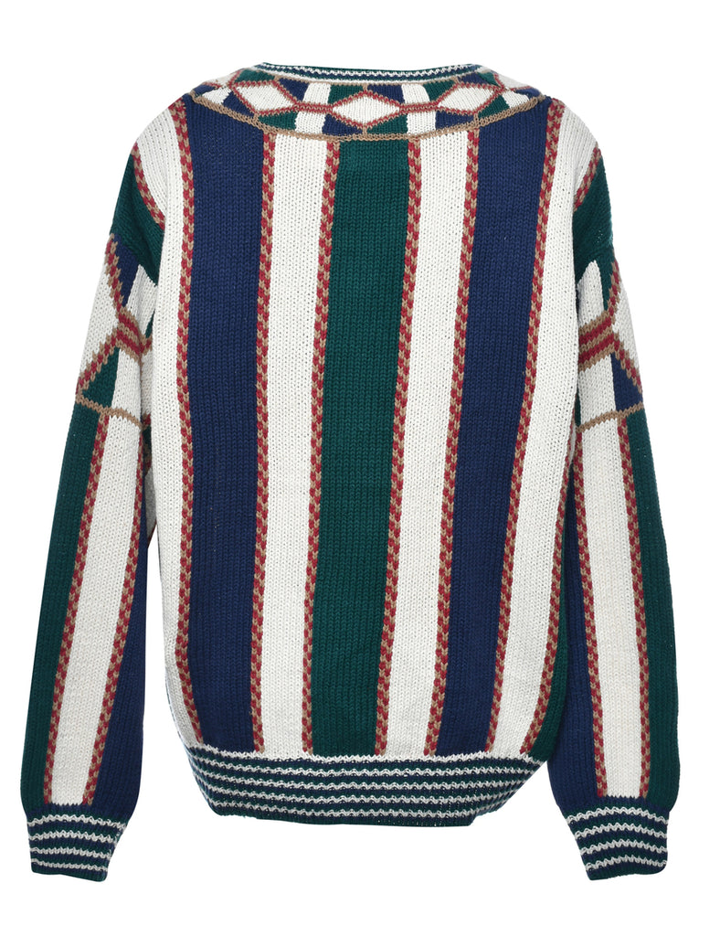 Van Heusen Striped Jumper - L