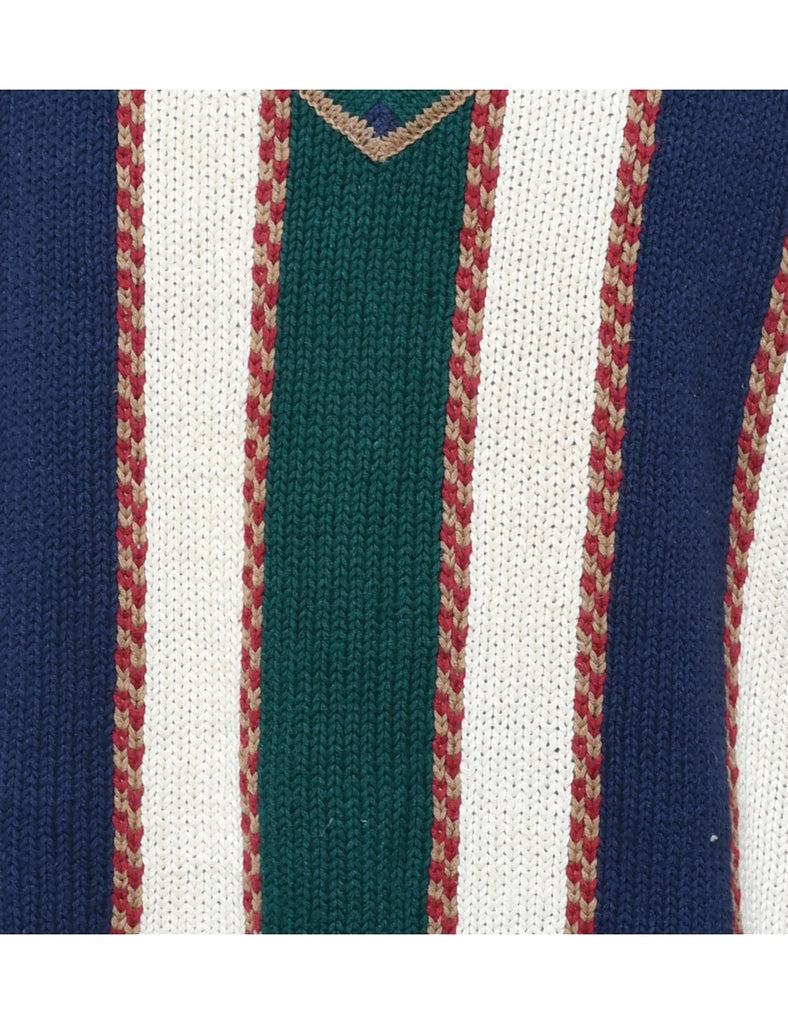 Van Heusen Striped Jumper - L