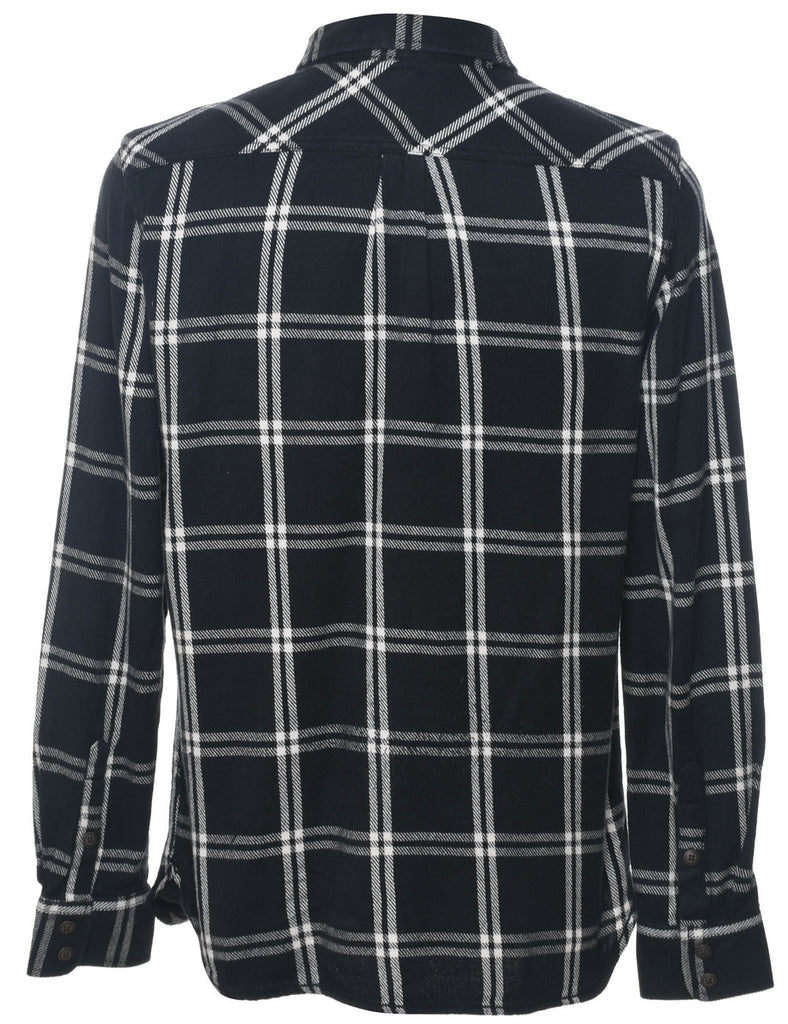Vans Checked Black Flannel Shirt - M