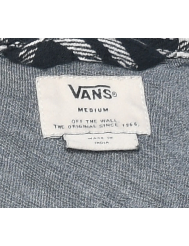 Vans Checked Black Flannel Shirt - M