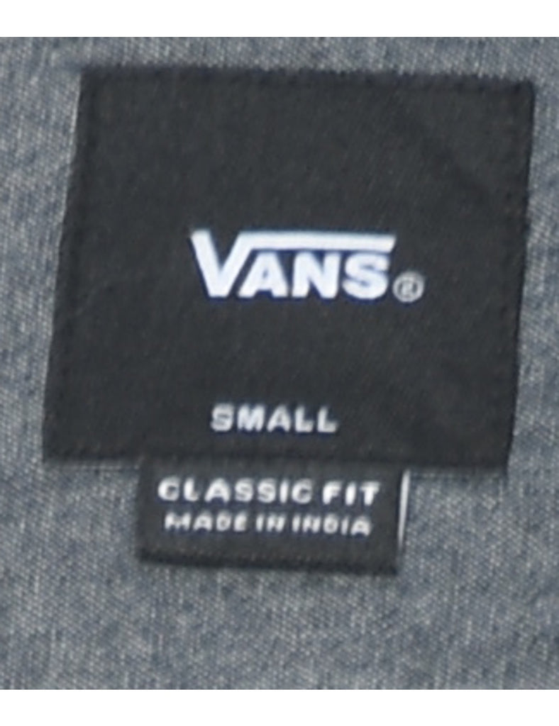 Vans Checked Black & Orange Shirt - S