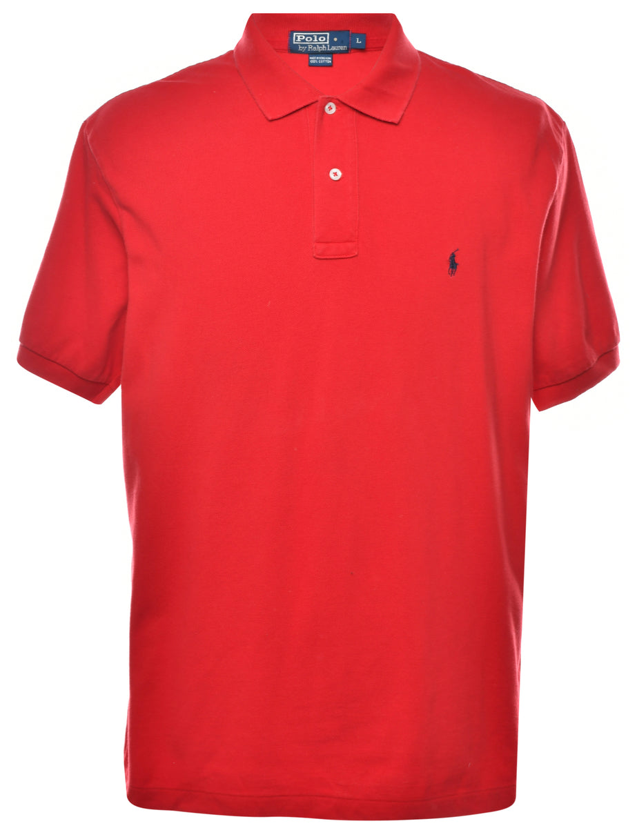Men's Ralph Lauren Vintage Ralph Lauren Polo T-shirt Red, L