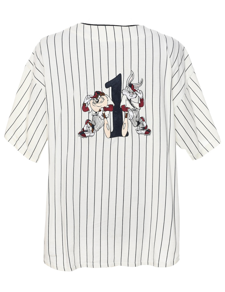 Warner Bros All stars Embroiderd T-shirt - XL